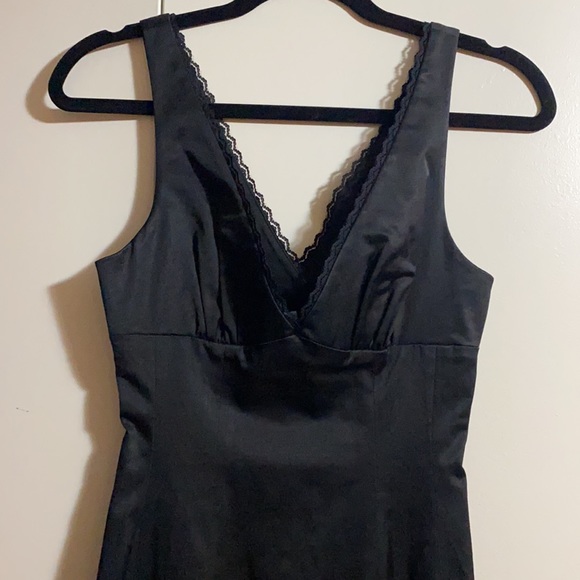 Bebe Vintage Cocktail Dress with lace trim ✨FIRM✨ - Picture 3 of 6